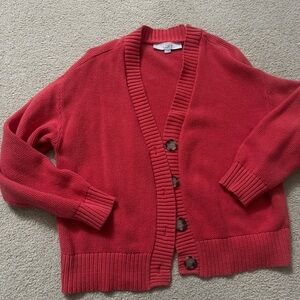 Coral Cropped Cardigan by Loft Medium